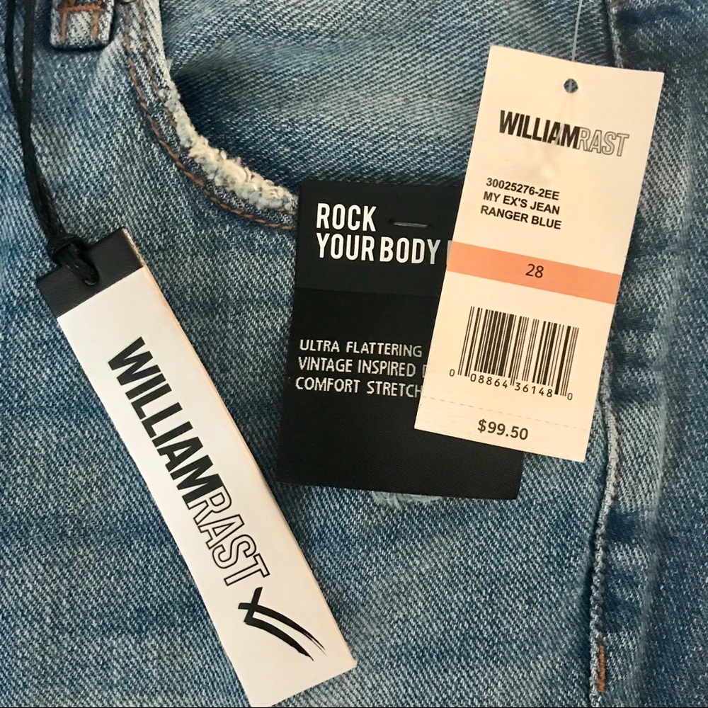 NEW William Rast Distressed Jeans - Picture 4 of 8